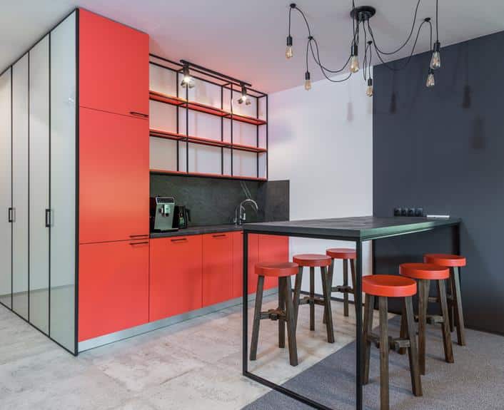 bold and colorful kitchen designs