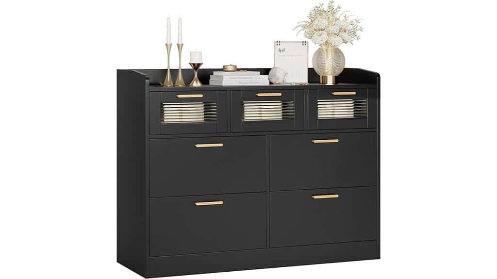 detailed review of hostack modern 7 drawer dresser