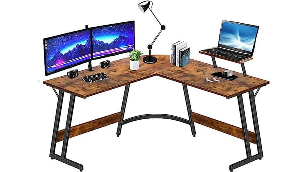 detailed review of lufeiya l shaped computer desk