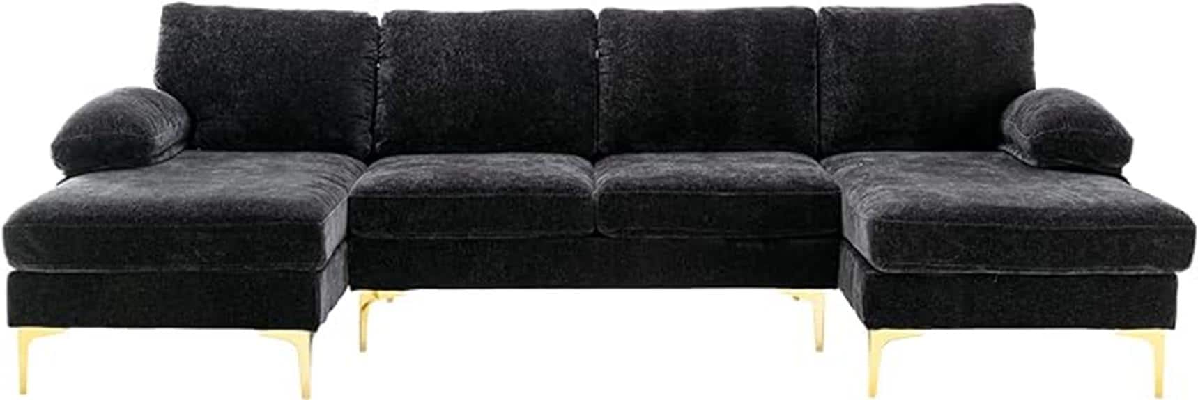 detailed review of olela u shape sectional sofa