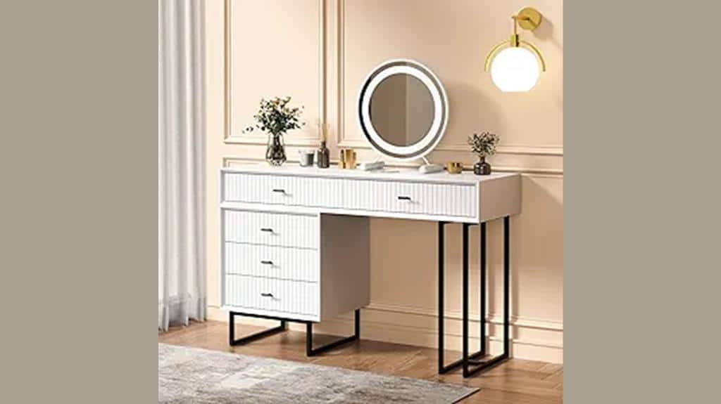 detailed review of vanity desk set