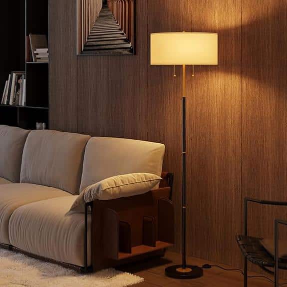elegant and versatile floor lamp