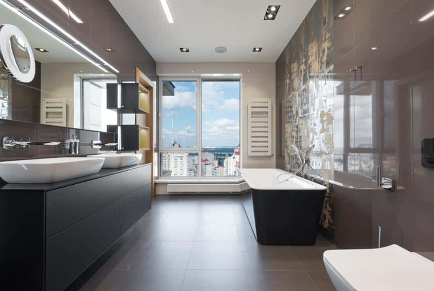 lavish master bathroom design