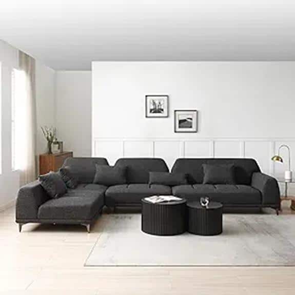 lyuhome sectional sofa review