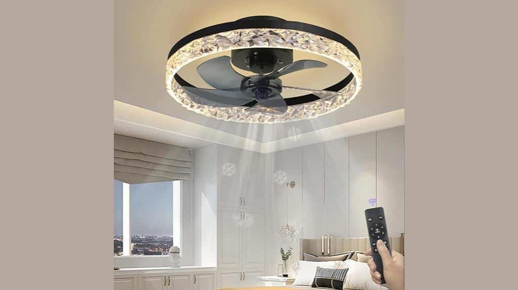 modern ceiling fan with smart features