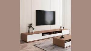 POVISON Modern Wood White TV Stand Review